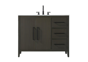 Elegant Lighting - VF29342MMB - Bathroom Vanity - Millie - Mocha Brown