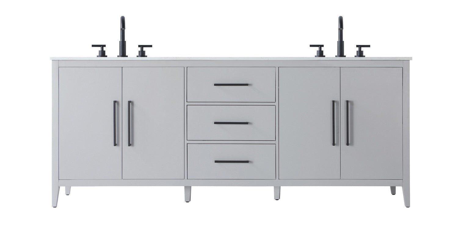 Elegant Lighting - VF29384DGR - Bathroom Vanity - Millie - Grey