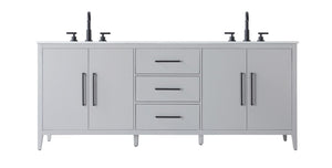 Elegant Lighting - VF29384DGR - Bathroom Vanity - Millie - Grey