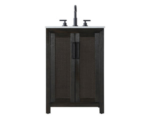Elegant Lighting - VF29524CO - Bathroom Vanity - Alina - Chocolate Oak