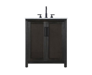 Elegant Lighting - VF29530CO - Bathroom Vanity - Alina - Chocolate Oak