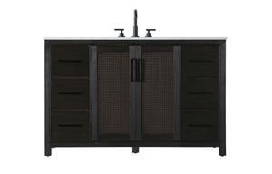 Elegant Lighting - VF29554CO - Bathroom Vanity - Alina - Chocolate Oak