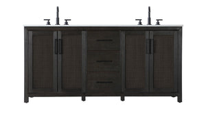 Elegant Lighting - VF29572DCO - Bathroom Vanity - Alina - Chocolate Oak