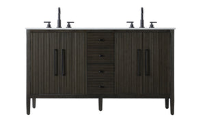 Elegant Lighting - VF29660DCO - Bathroom Vanity - Blakely - Chocolate Oak