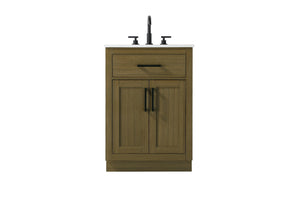 Elegant Lighting - VF29724MCB - Bathroom Vanity - Alden - Chestnut Brown