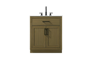 Elegant Lighting - VF29730MCB - Bathroom Vanity - Alden - Chestnut Brown