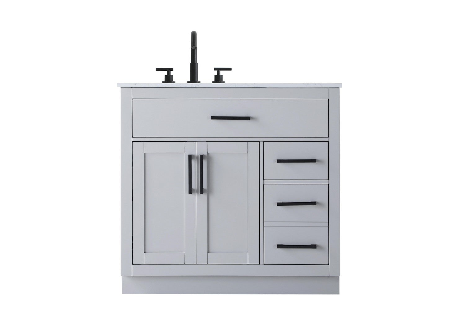 Elegant Lighting - VF29736GR - Bathroom Vanity - Alden - Grey