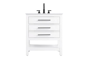 Elegant Lighting - VF60530WH - Bathroom Vanity - Karson - White