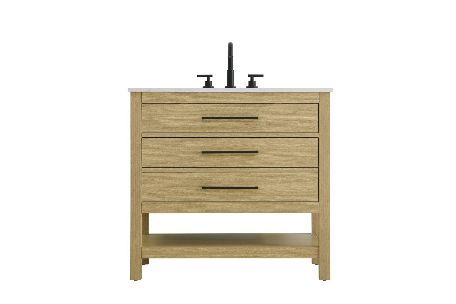 Elegant Lighting - VF60536MHB - Bathroom Vanity - Karson - Honey Brown