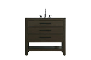 Elegant Lighting - VF60536MMB - Bathroom Vanity - Karson - Mocha Brown