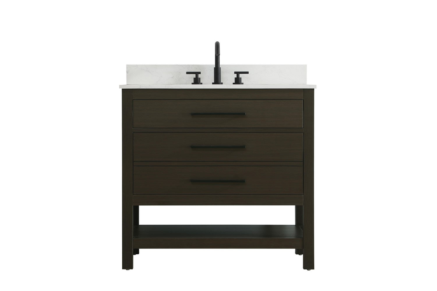 Elegant Lighting - VF60536MMB-BS - Bathroom Vanity - Karson - Mocha Brown