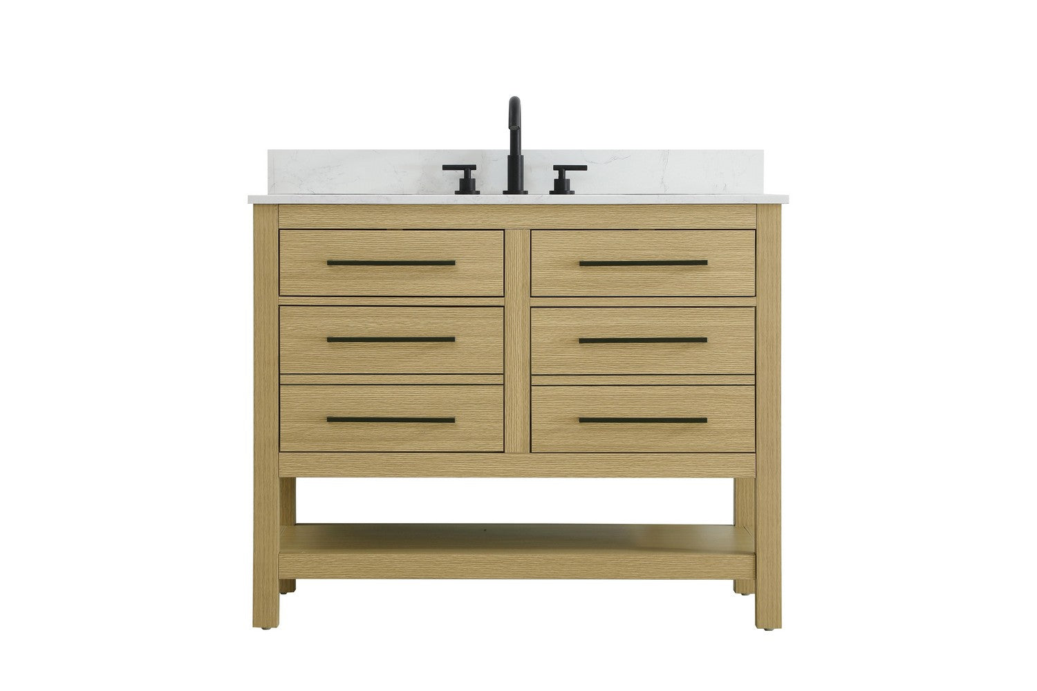 Elegant Lighting - VF60542MHB-BS - Bathroom Vanity - Karson - Honey Brown
