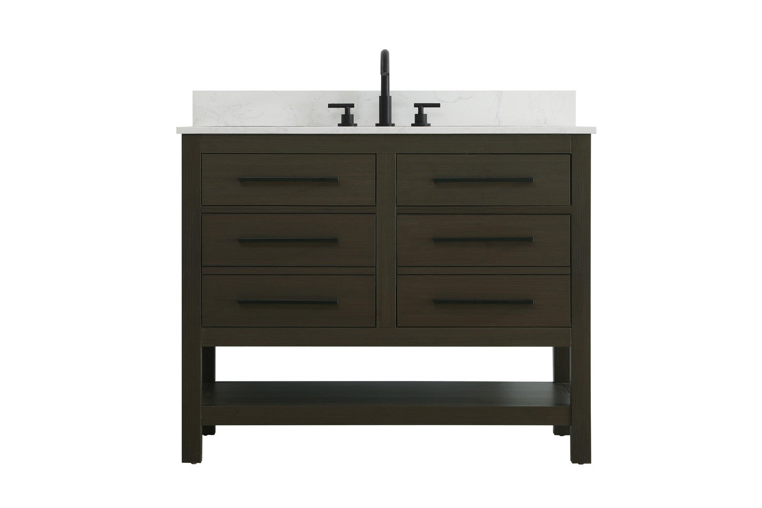 Elegant Lighting - VF60542MMB-BS - Bathroom Vanity - Karson - Mocha Brown