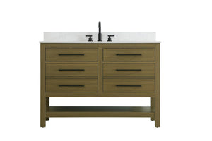 Elegant Lighting - VF60548MCB-BS - Bathroom Vanity - Karson - Chestnut Brown