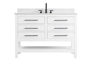 Elegant Lighting - VF60548WH-BS - Bathroom Vanity - Karson - White