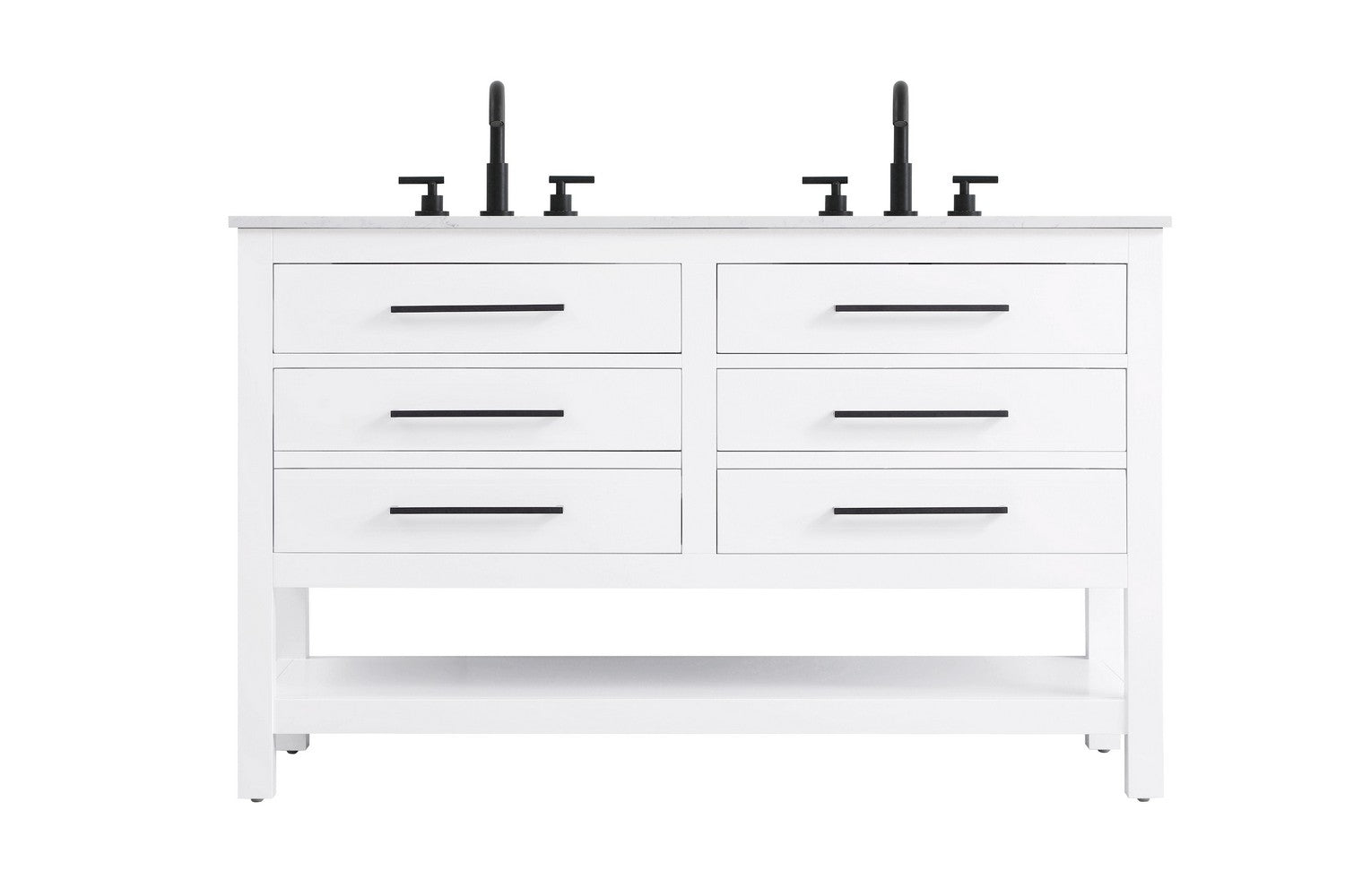 Elegant Lighting - VF60554DWH - Bathroom Vanity - Karson - White