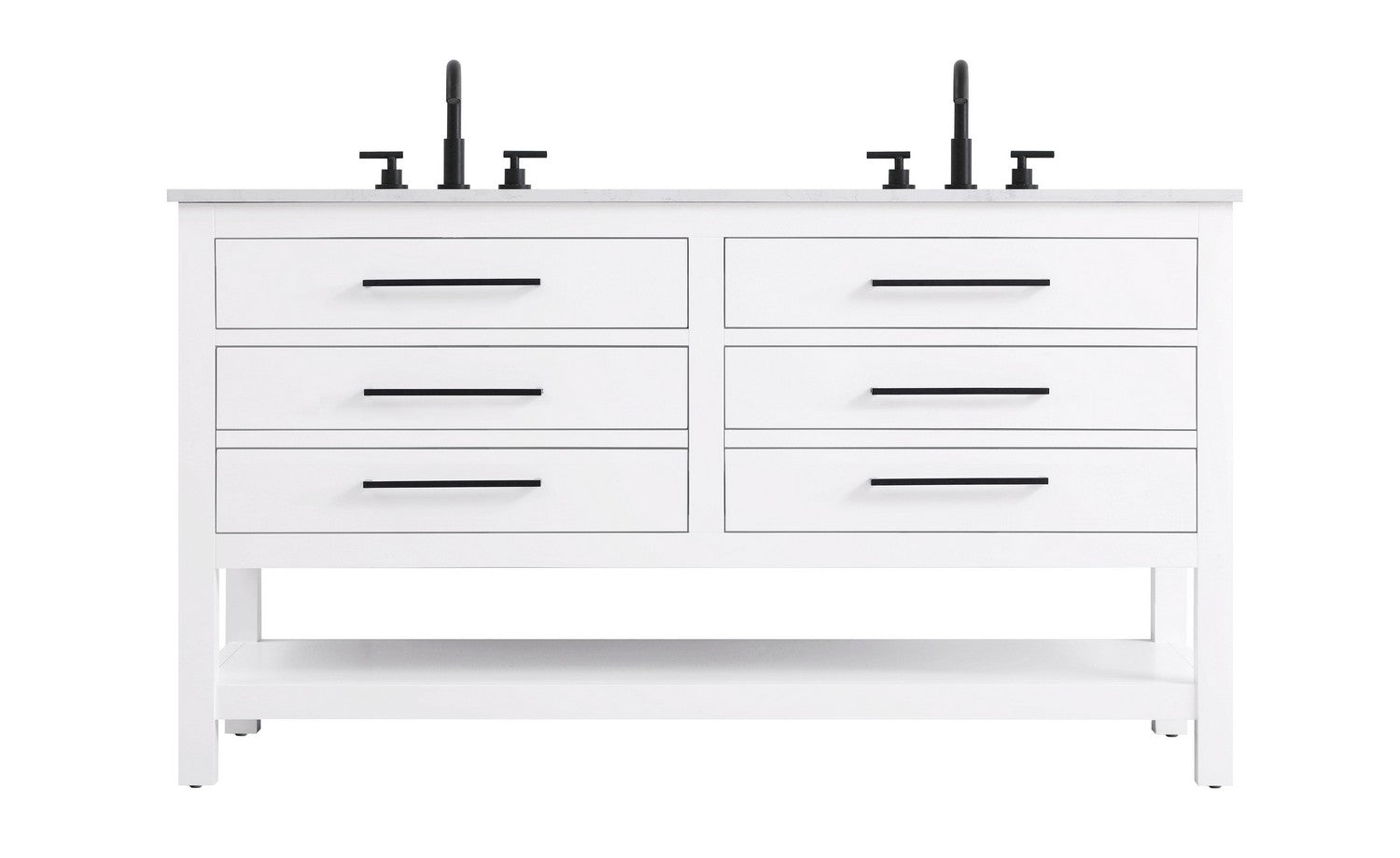 Elegant Lighting - VF60560DWH - Bathroom Vanity - Karson - White