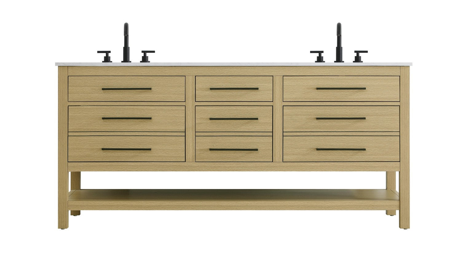 Elegant Lighting - VF60572DMHB - Bathroom Vanity - Karson - Honey Brown