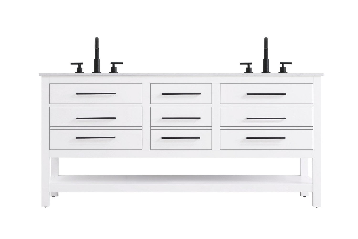 Elegant Lighting - VF60572DWH - Bathroom Vanity - Karson - White