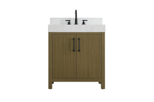 Elegant Lighting - VF60630MCB-BS - Bathroom Vanity - Nathan - Chestnut Brown