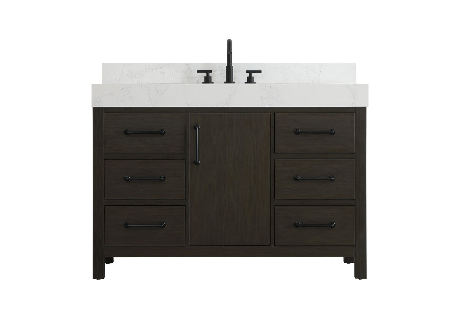 Elegant Lighting - VF60648MMB-BS - Bathroom Vanity - Nathan - Mocha Brown