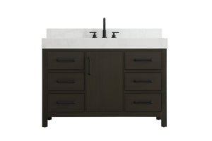 Elegant Lighting - VF60648MMB-BS - Bathroom Vanity - Nathan - Mocha Brown