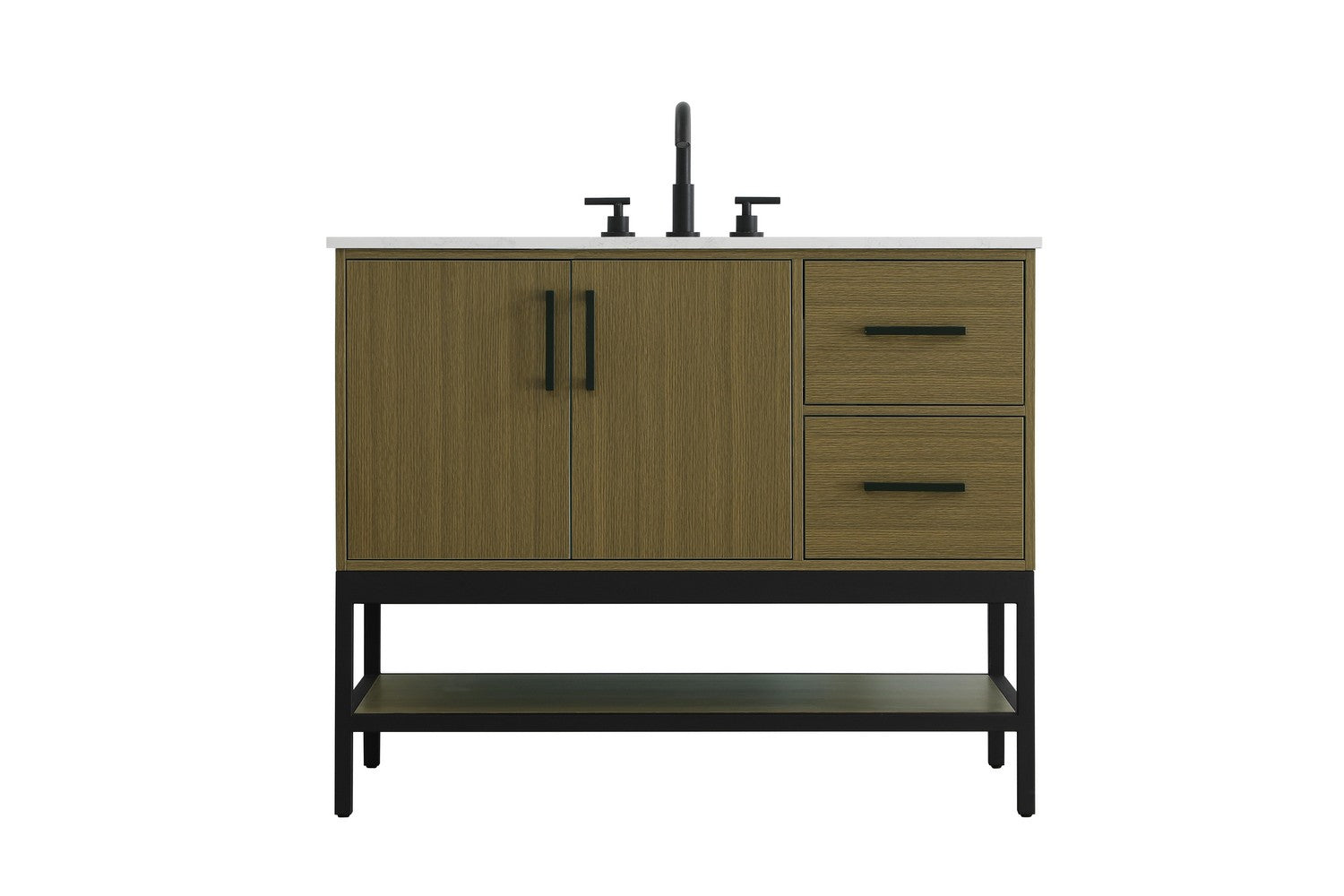 Elegant Lighting - VF60742MCB - Bathroom Vanity - Lennox - Chestnut Brown