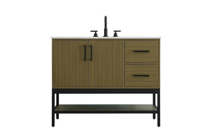 Elegant Lighting - VF60742MCB - Bathroom Vanity - Lennox - Chestnut Brown