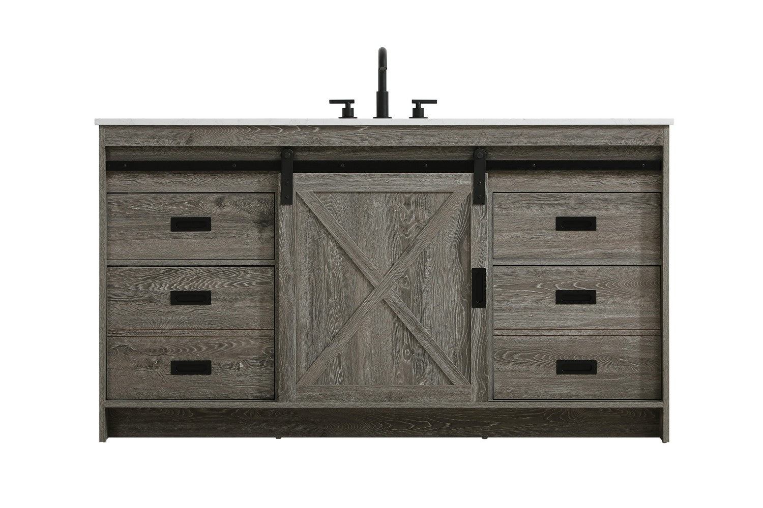 Elegant Lighting - VF90560RG - Bathroom Vanity - Austin - Rustic Grey