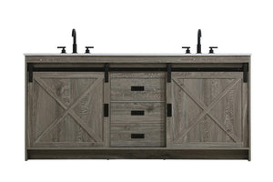 Elegant Lighting - VF90572DRG - Bathroom Vanity - Austin - Rustic Grey