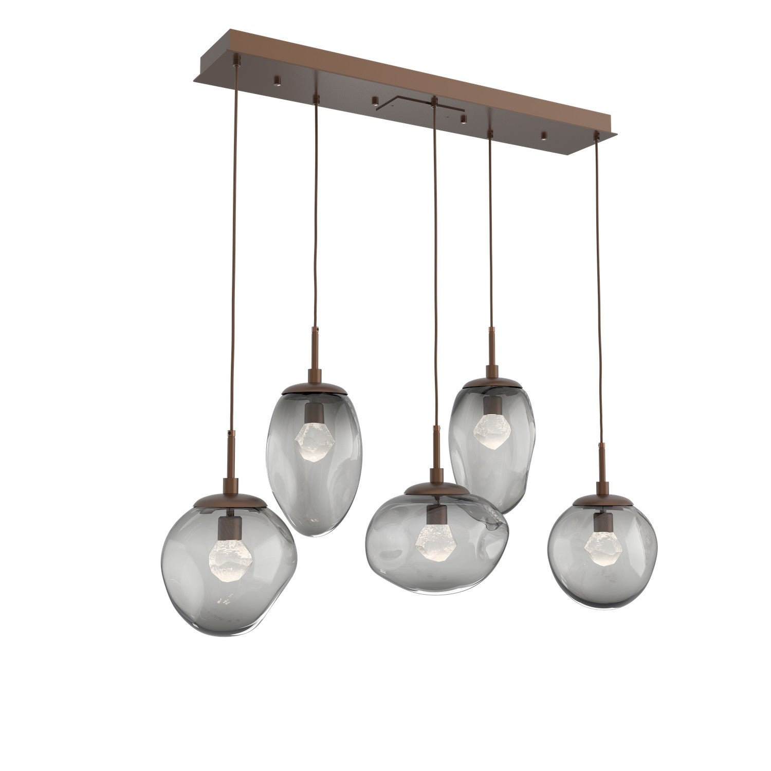 Hammerton Studio - PLB0069-05-BB-ZS-C01-L1 - LED Pendant - Cosmos - Burnished Bronze