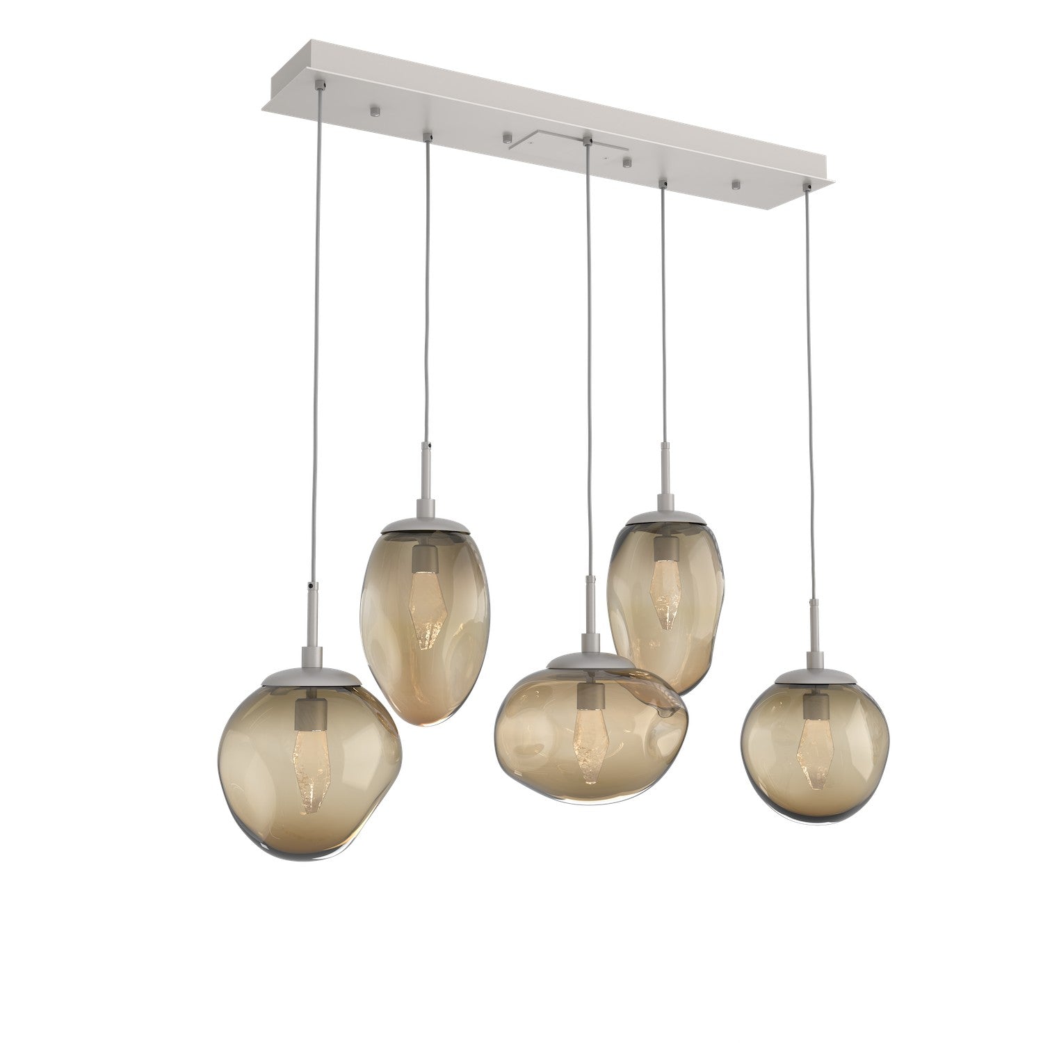 Hammerton Studio - PLB0069-05-BS-GB-C01-L1 - LED Pendant - Cosmos - Beige Silver