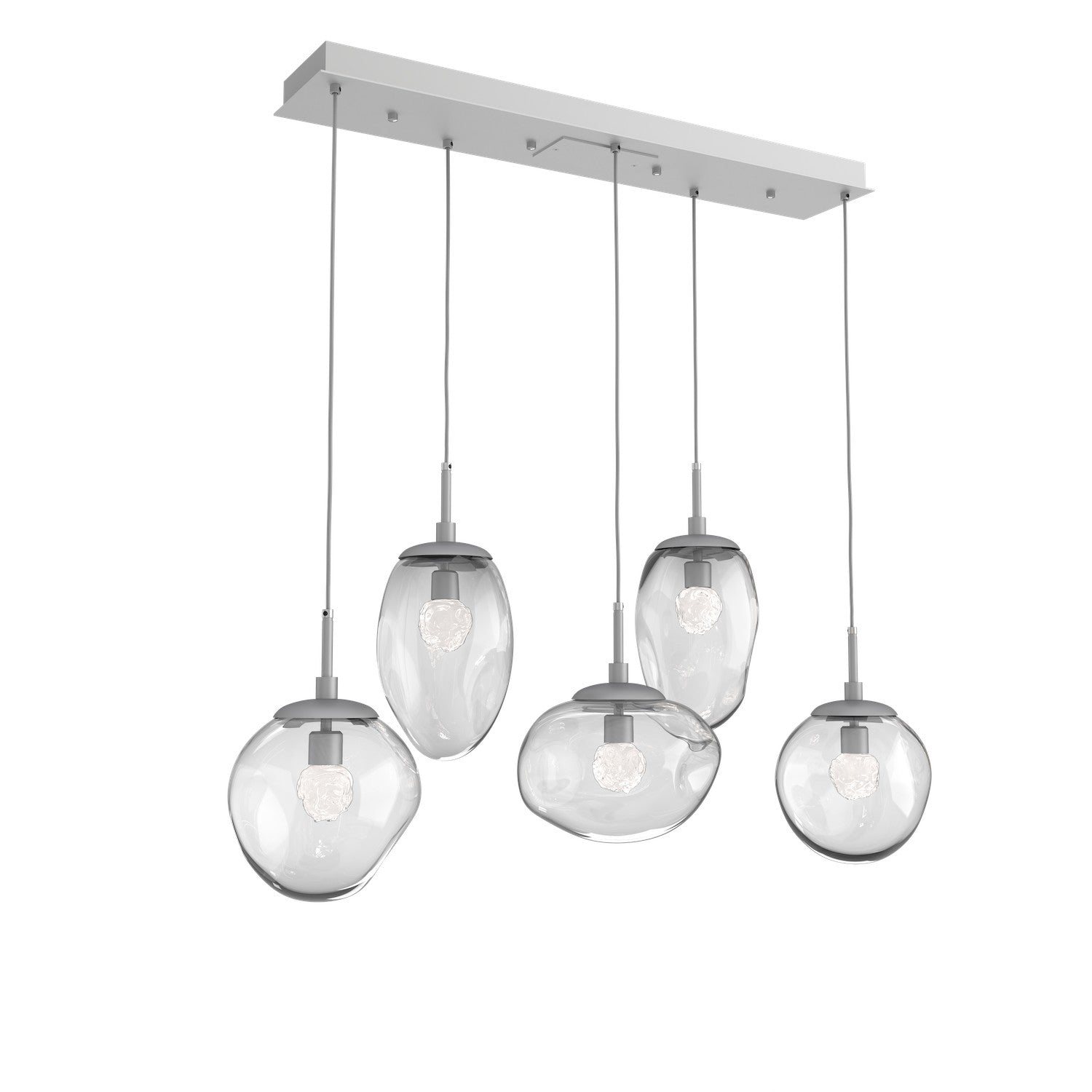 Hammerton Studio - PLB0069-05-CS-FC-C01-L3 - LED Pendant - Cosmos - Classic Silver