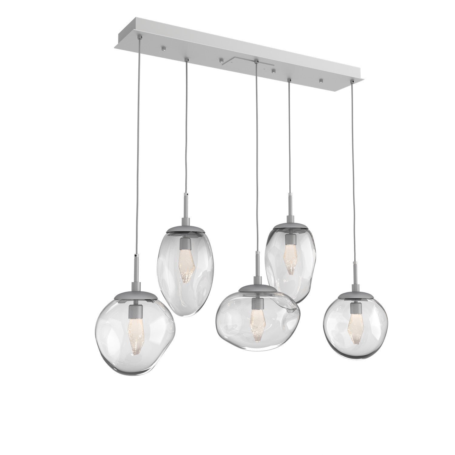 Hammerton Studio - PLB0069-05-CS-GC-C01-L3 - LED Pendant - Cosmos - Classic Silver