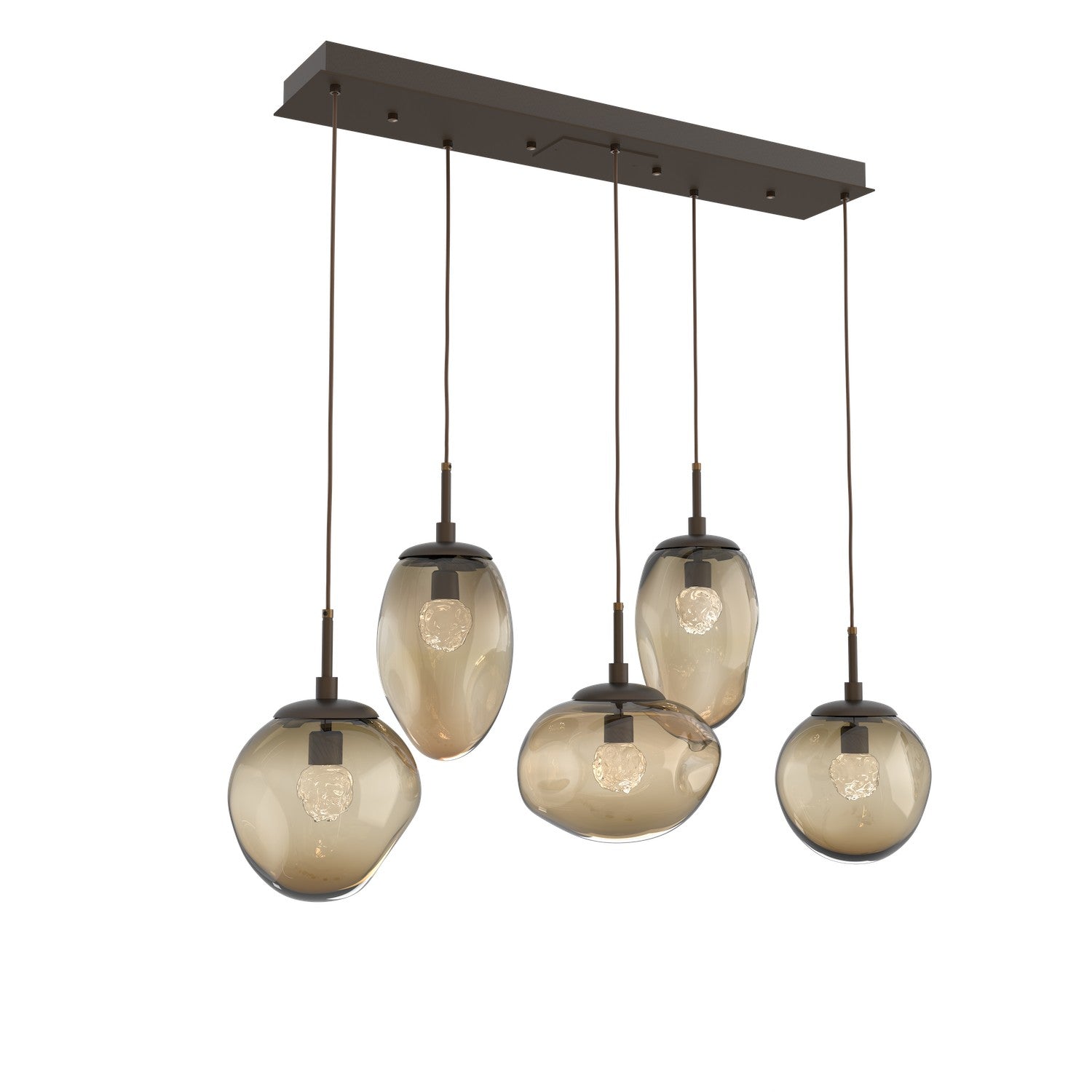 Hammerton Studio - PLB0069-05-FB-FB-C01-L1 - LED Pendant - Cosmos - Flat Bronze