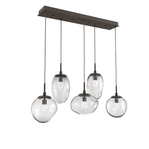 Hammerton Studio - PLB0069-05-FB-FC-C01-L1 - LED Pendant - Cosmos - Flat Bronze