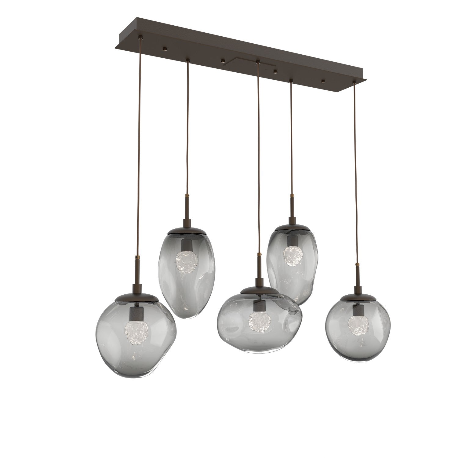 Hammerton Studio - PLB0069-05-FB-FS-C01-L1 - LED Pendant - Cosmos - Flat Bronze