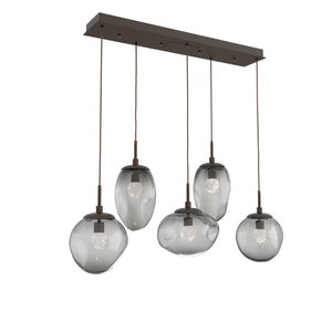 Hammerton Studio - PLB0069-05-FB-FS-C01-L1 - LED Pendant - Cosmos - Flat Bronze