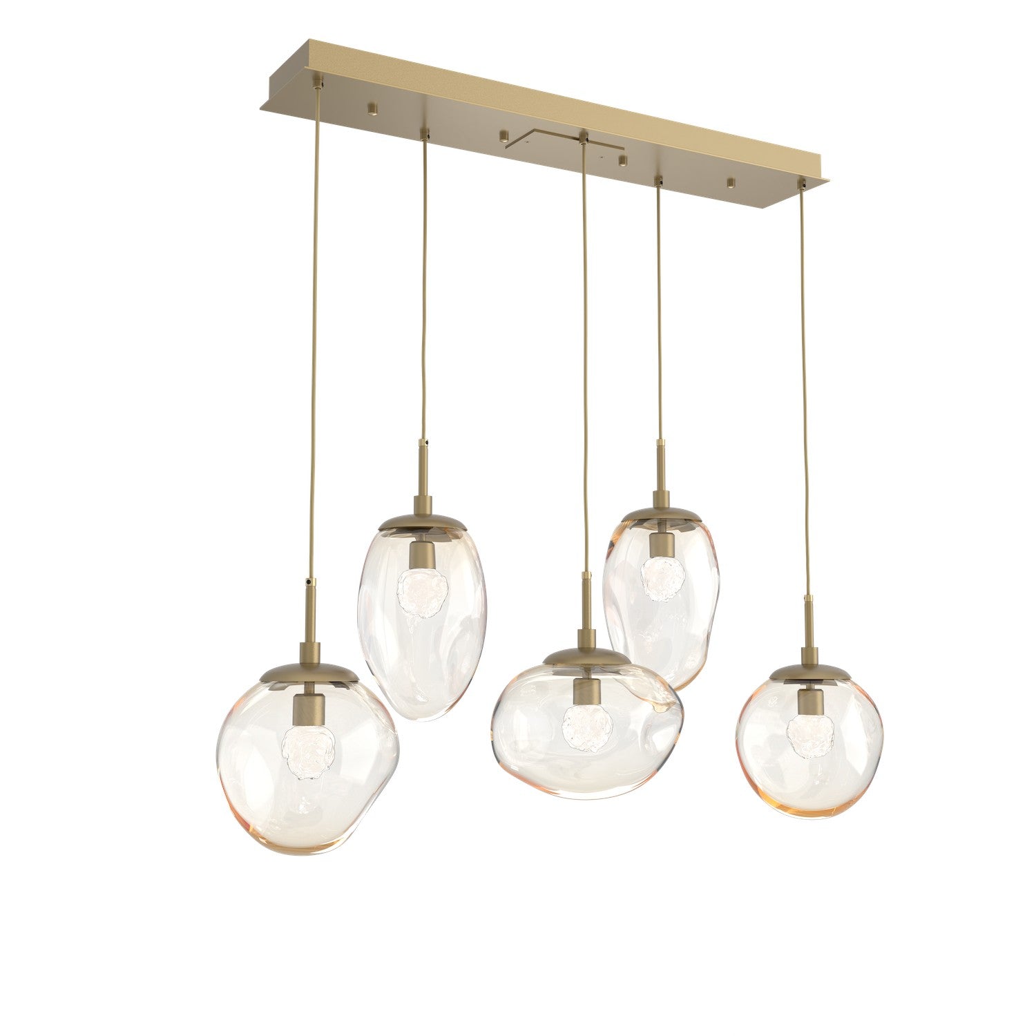 Hammerton Studio - PLB0069-05-GB-FA-C01-L1 - LED Pendant - Cosmos - Gilded Brass