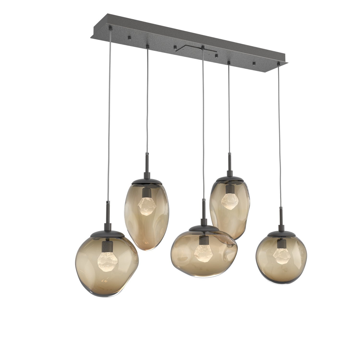 Hammerton Studio - PLB0069-05-GP-ZB-C01-L1 - LED Pendant - Cosmos - Graphite