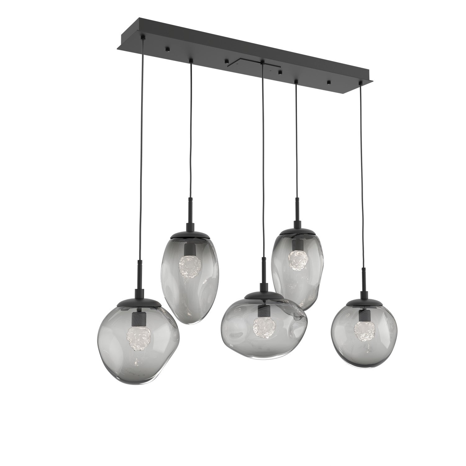 Hammerton Studio - PLB0069-05-MB-FS-C01-L3 - LED Linear Pendant - Cosmos - Matte Black