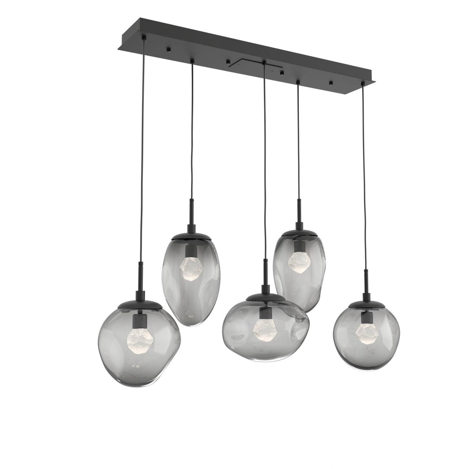 Hammerton Studio - PLB0069-05-MB-ZS-C01-L3 - LED Linear Pendant - Cosmos - Matte Black
