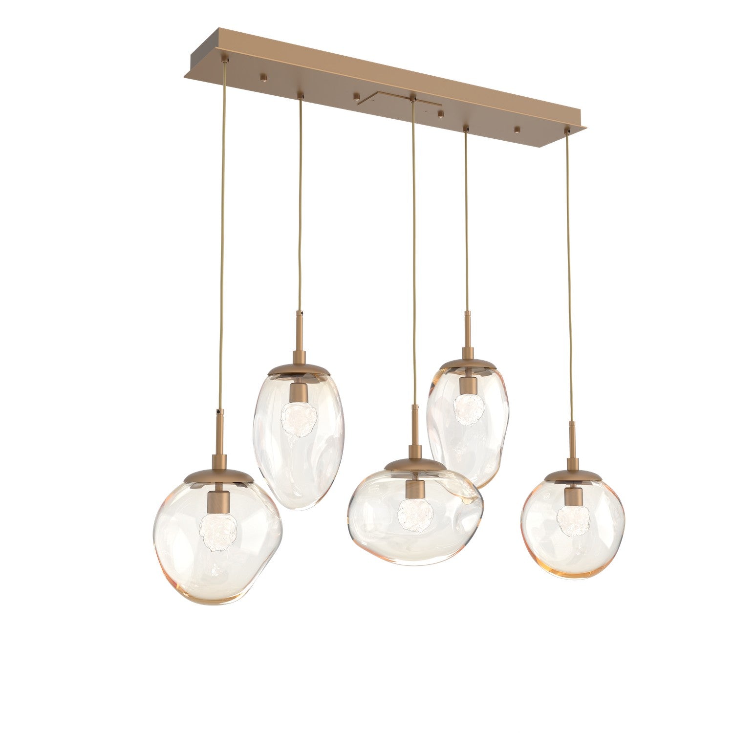 Hammerton Studio - PLB0069-05-NB-FA-C01-L3 - LED Pendant - Cosmos - Novel Brass