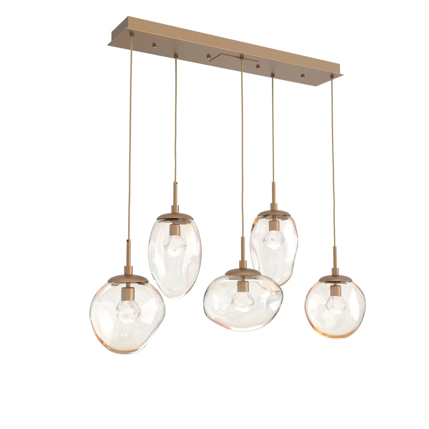 Hammerton Studio - PLB0069-05-NB-ZA-C01-L3 - LED Pendant - Cosmos - Novel Brass
