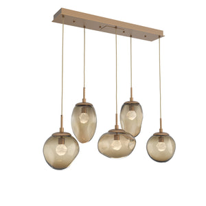 Hammerton Studio - PLB0069-05-NB-ZB-C01-L1 - LED Pendant - Cosmos - Novel Brass