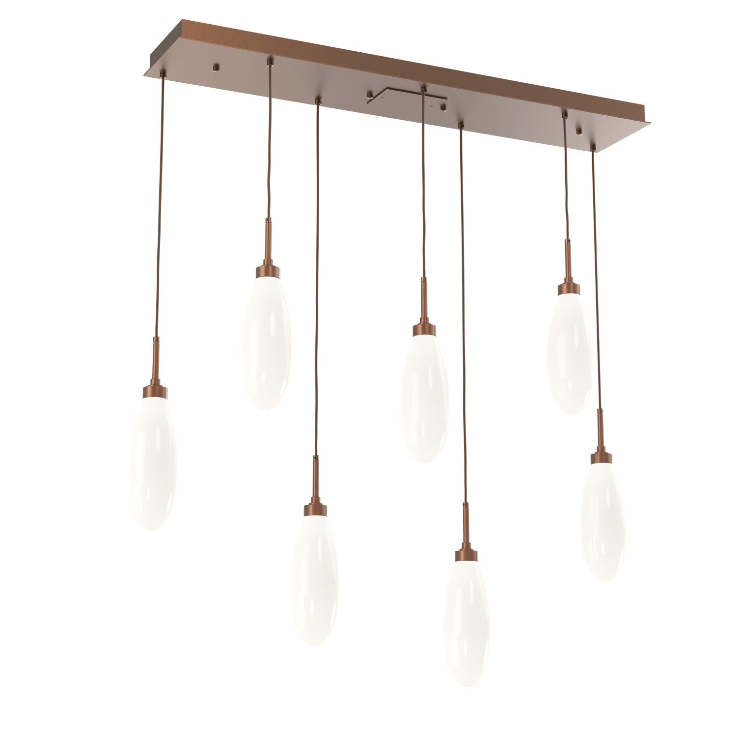 Hammerton Studio - PLB0071-07-BB-WL-C01-L3 - LED Pendant - Fiori - Burnished Bronze