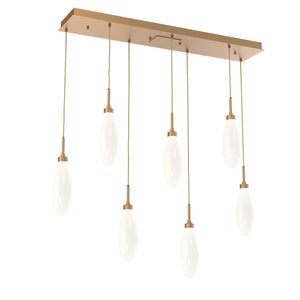 Hammerton Studio - PLB0071-07-NB-WL-C01-L3 - LED Pendant - Fiori - Novel Brass