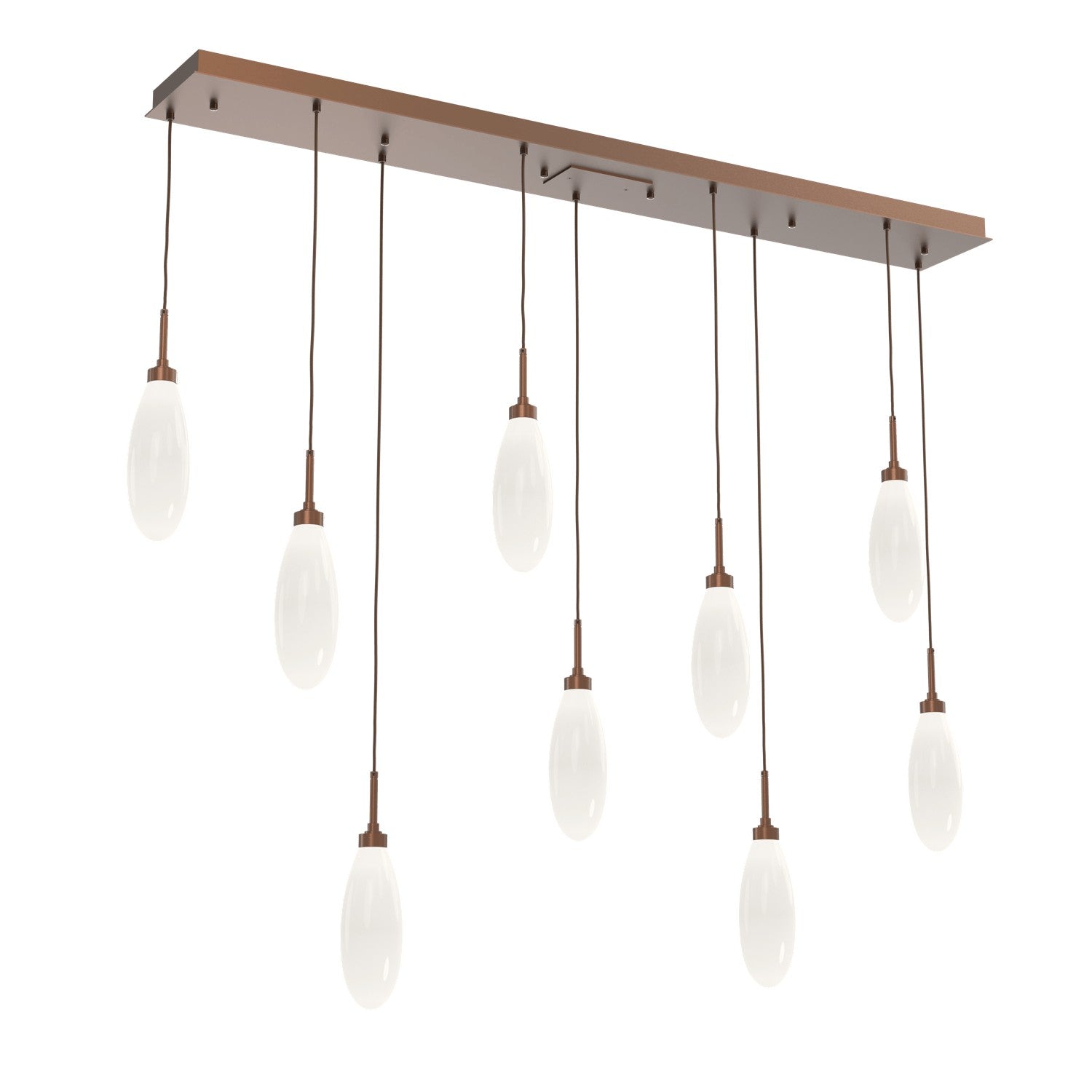 Hammerton Studio - PLB0071-09-BB-WL-C01-L3 - LED Pendant - Fiori - Burnished Bronze
