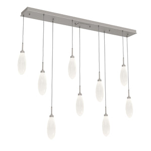Hammerton Studio - PLB0071-09-BS-WL-C01-L3 - LED Pendant - Fiori - Beige Silver