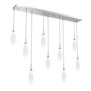 Hammerton Studio - PLB0071-09-CS-WL-C01-L3 - LED Pendant - Fiori - Classic Silver